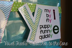 a-e-i-o-u and y at the end says i or e { freebie}