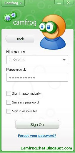 Login Camfrog 6.4