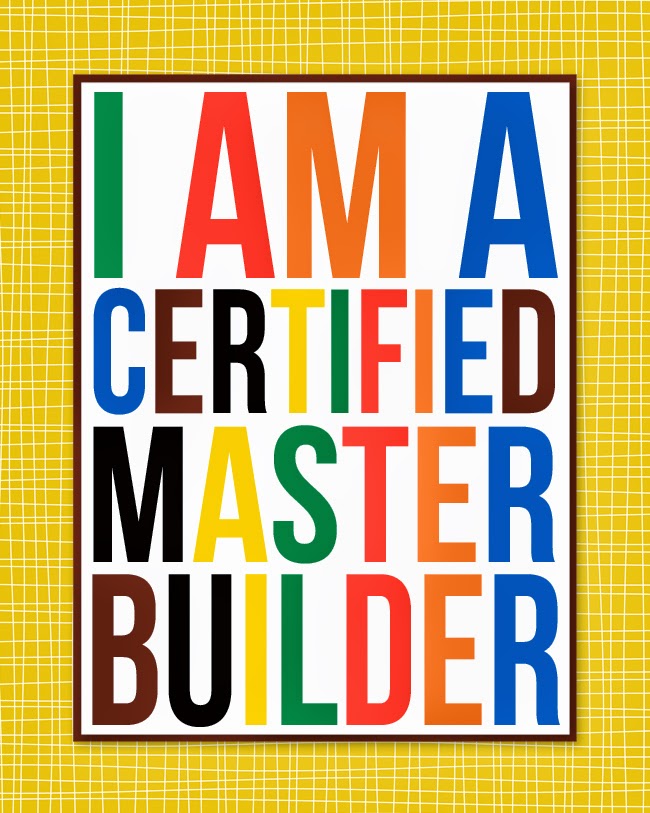 Lego Master Builder Certificate Printable - Lego Inspired ...