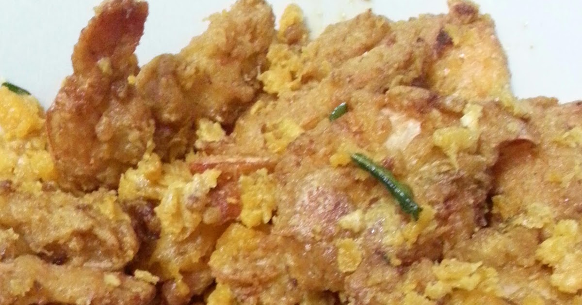 A Little Words: Salted Egg Prawn aka Udang Masak Telur Asin
