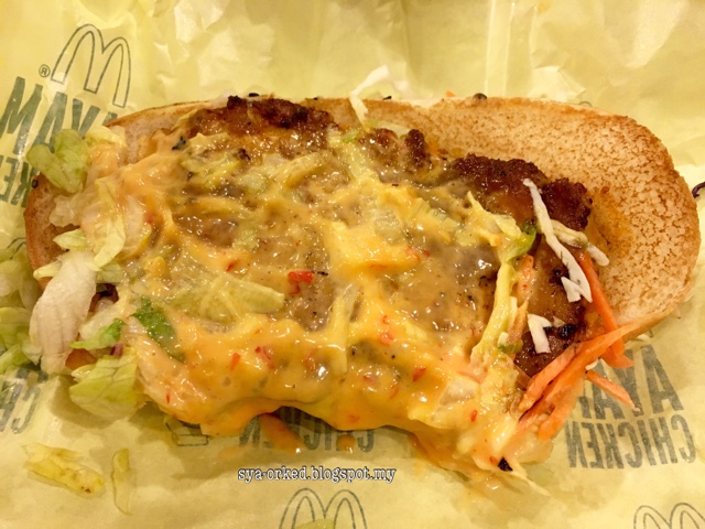 orked dan violet: the new mcdonalds burger syok, seriously ...