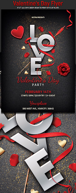  Elegant Valentines Day Flyer