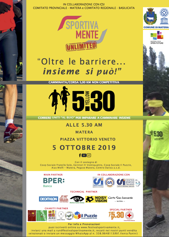 Matera accoglie la Run 5.30