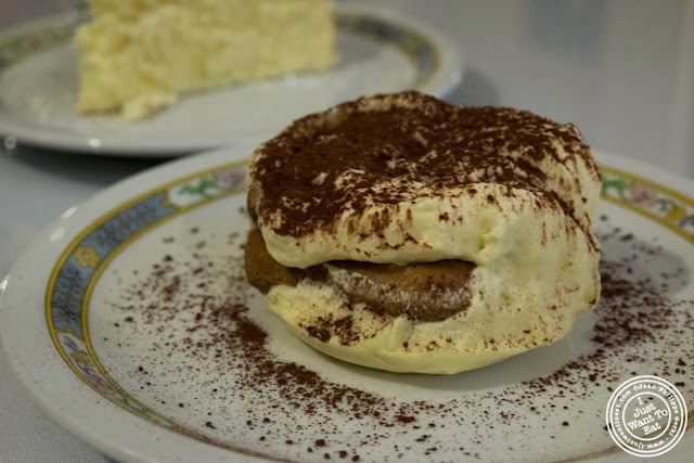 image of tiramisu at Il Colosseo in Bensonhurst, Brooklyn, New York