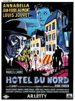 HOTEL DU NORD. Cartel grande: 120 x 160 cms. Francia. Ilustración: Guy Gérard Noël. Imprenta: Bedos & Cie., París. HOTEL DEL NORTE. Hôtel du Nord. 1938. Francia. Dirección: Marcel Carné. Reparto: Annabella, Jean-Pierre Aumont, Louis Jouvet, Arletty, Paulette Dubost, Andrex, André Brunot, Henri Bosc, Marcel André, Bernard Blier, François Périer, Jacques Louvigny, Armand Lurville, Jane Marken, Génia Vaury, René Bergeron, Dora Doll.