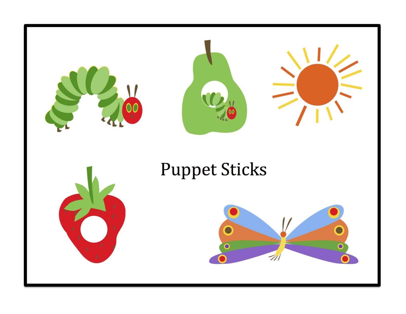 Free Hungry Caterpillar Mini Printable ~ Preschool Printables
