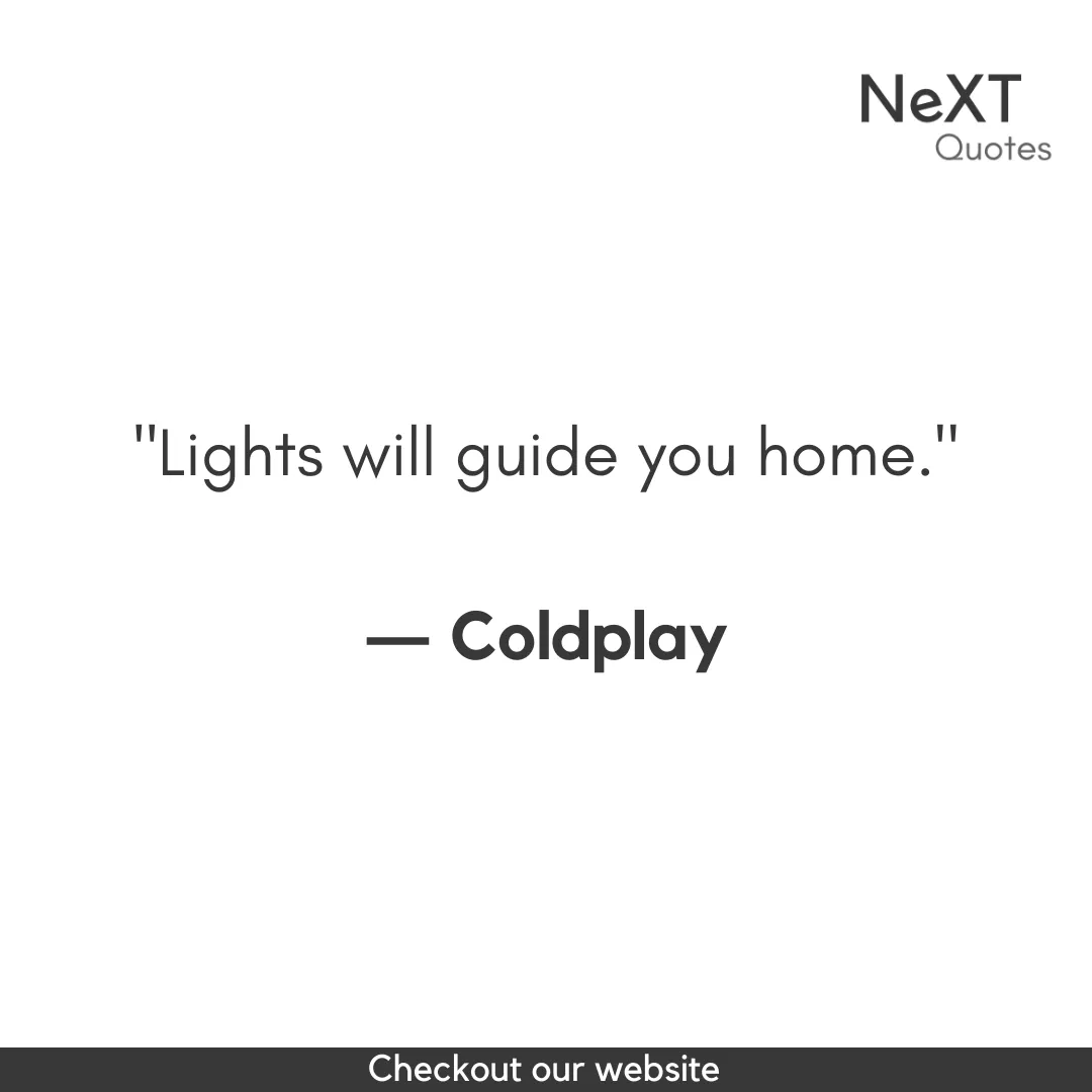 Coldplay Quotes
