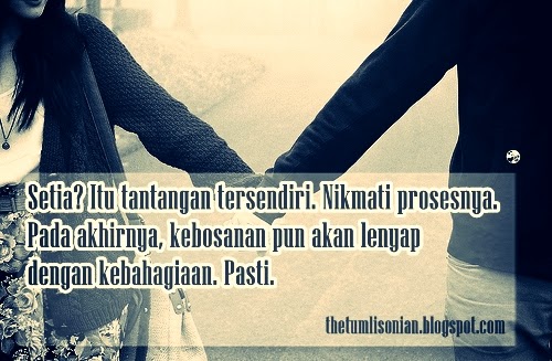 Gambar Foto DP BBM Setia sama Pacar Tercinta