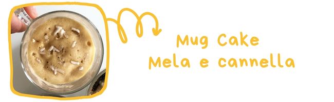 mug cake mela e cannella