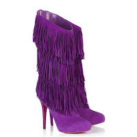 Suede Boots Purple7