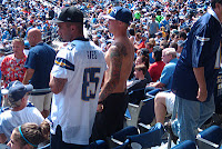 Rowdy fans at San Diego Chargers game