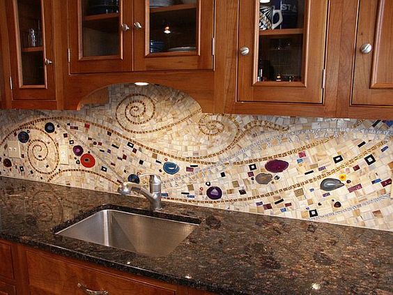 Glass Backsplash Ideas