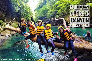 body rafting di green canyon