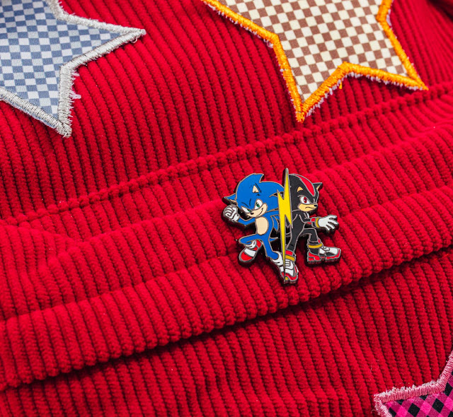 SDCC 2025 Toynk Sonic the Hedgehog Sonic and Shadow Enamel Pin 001