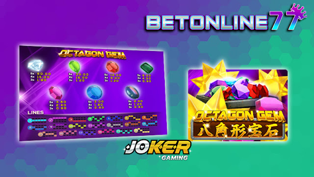Octagon Gem Slot Online Joker123 Kemilau kemenangan