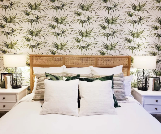 Lush Tropical Bedroom Ideas | Shop the Look - Coastal Decor Ideas Interior Design DIY Shopping