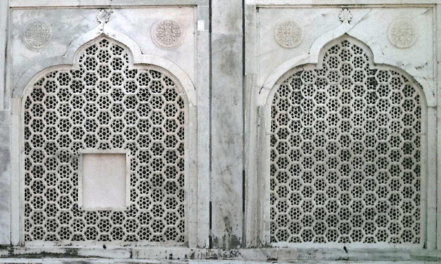 Taj marble window