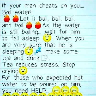The Hot Water Remedy For A Cheating Boyfriend