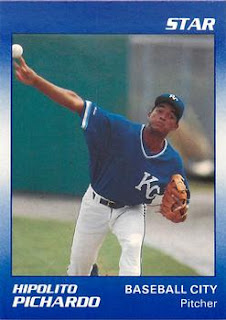 Hipolito Pichardo 1990 Baseball City Royals card