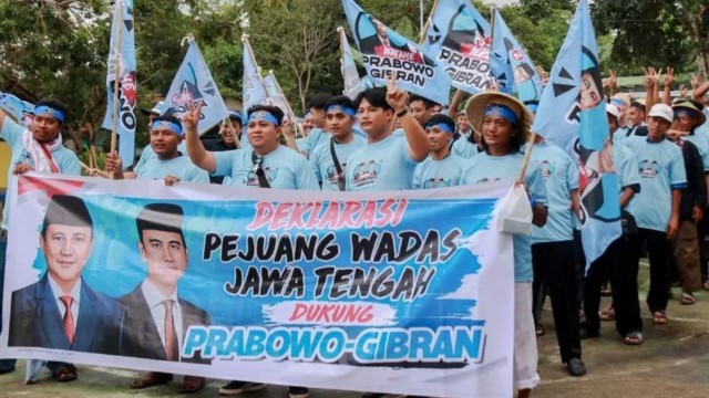 Ketahuan! Pejuang Wadas Deklarasi Prabowo Gibran Ternyata Bukan Warga Asli, Bayaran?