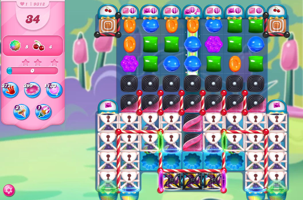 Candy Crush Saga level 9312