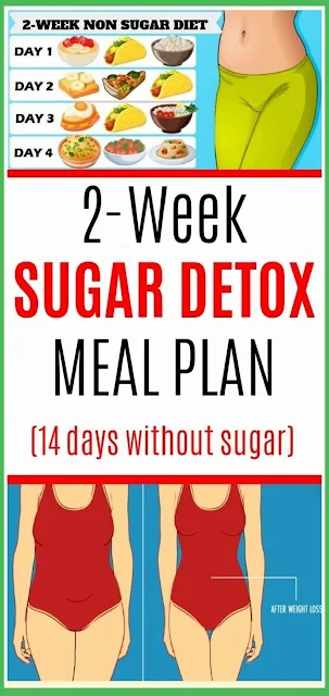 2 Week Sugar Detox Meal Plan (14 days without sugar)