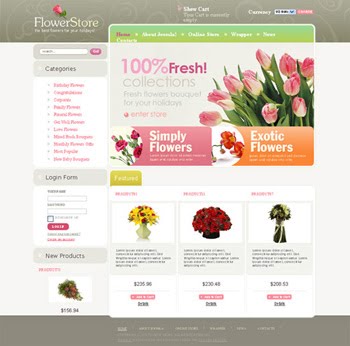 Flower VirtueMart Template вЂ“ VirtueMart Template for Flower Store