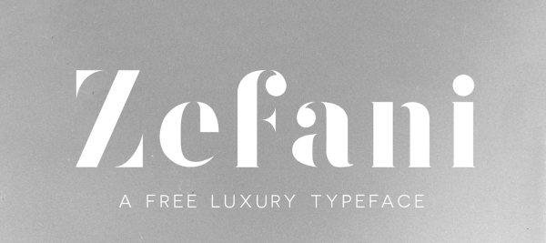 Download Font Terbaru dan Terbaik Januari 2016 - Zefani Free Typeface