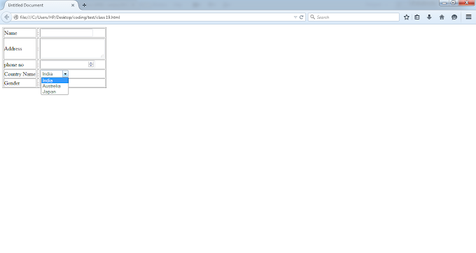 how to make a from easily in html {step 2(class 19 output)}