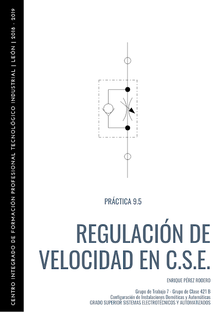 Regulación de velocidad en cilindro de simple efecto  Electroneumática  Práctica 9.5