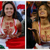 2018 World Cup: Meet Lady who takes off her top whenever Peru scores