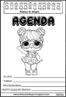 Capas para agendas - educação infantil