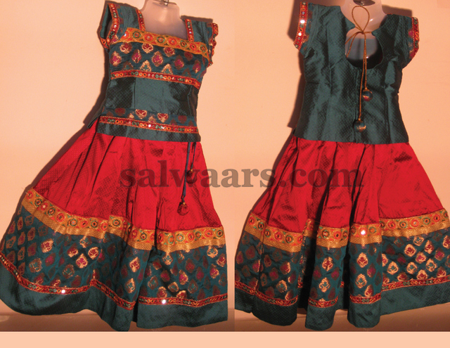 Brocade Indian Kids Lehenga