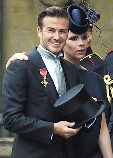 David and Victoria Beckham were two of the most recognizable faces sitting in the pews.