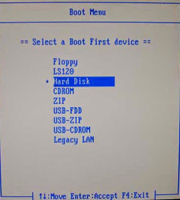 First Boot Window