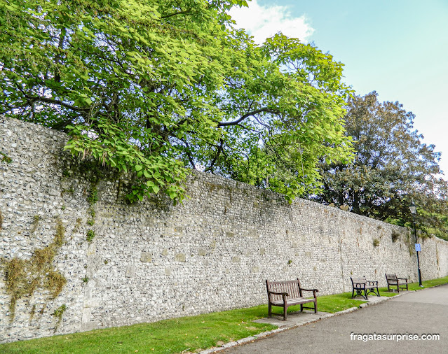 muralha saxônica de Winchester, Inglaterra