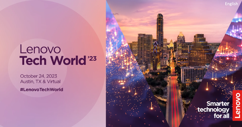 Lenovo introduces Comprehensive Vision - "AI for All" at the Global Tech World Event!