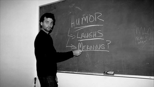 young Bill Murray at blackboard - Humor, Laughs, Meaning 70's cigarette