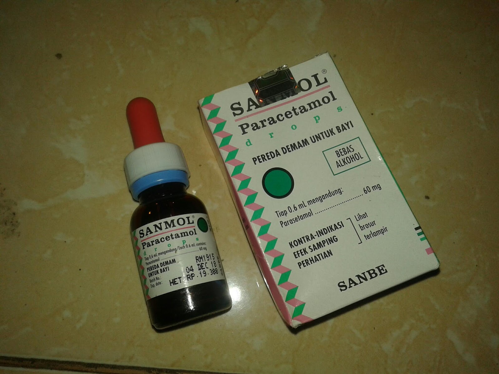 Harga Sanmol Paracetamol Drops Obat  Penurun  Panas  Anak  