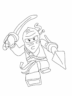 Lego Ninjago Coloring Page