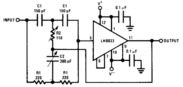 audio 4.5mhz notch filter circuit diagram
