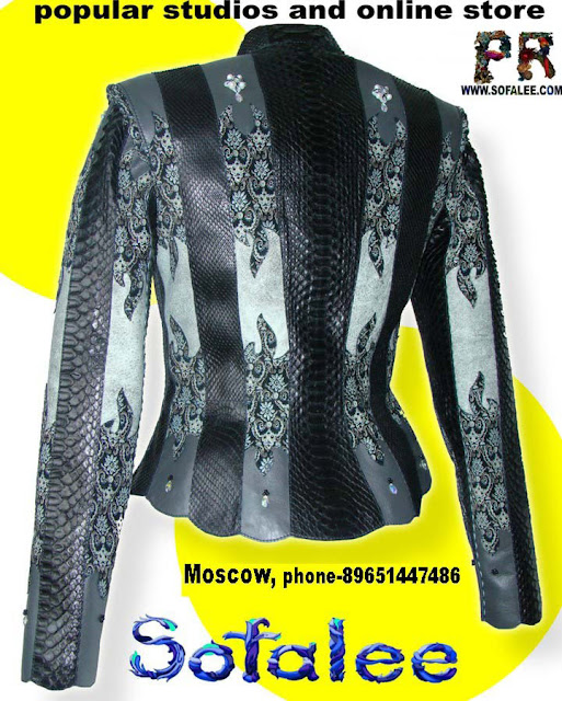 Internet-shop of exclusive leather jackets of skin reptiles