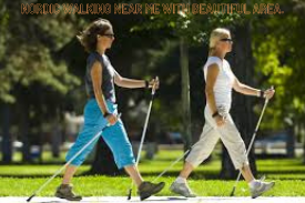 Nordic walking near me with beautiful area.