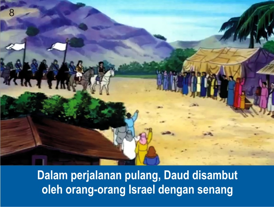 Komik Alkitab Anak: Raja Saul dan Prajurit Daud