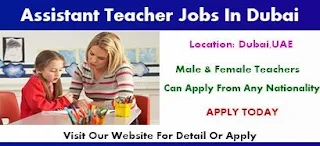 Teacher Assistant Job Recruitment in Dubai