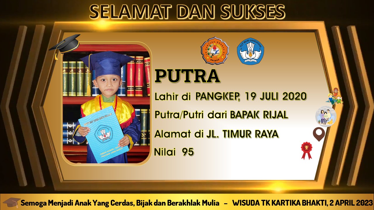 Template Gratis Slide Animasi Wisuda Tk Sd Smp Dengan Power Point 17