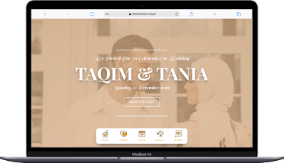 undangan digital murah - tampilan desktop