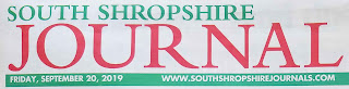 Header image from the South Shropshire Journal Newspaper