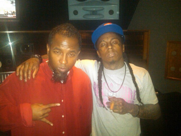 Foto do Lil Wayne & Tech N9ne no estúdio