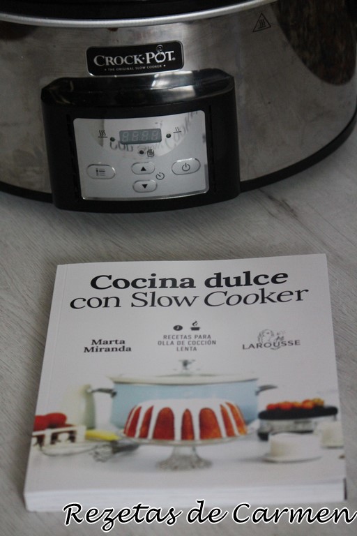 Cocina dulce con slow cooker